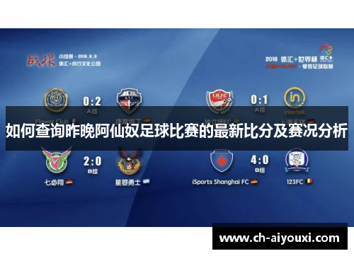 如何查询昨晚阿仙奴足球比赛的最新比分及赛况分析